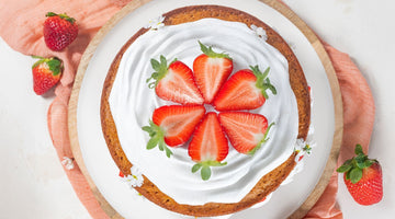 Low Carb Erdbeer-Biskuitkuchen | Rezept