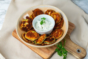 Low Carb Panierte Zucchini