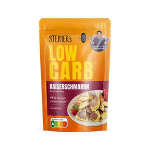 Eine Packung STEINER´s Low Carb Kaiserschmarrn