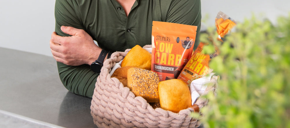 Matthias Steiner und STEINER´s Low Carb Produkte