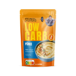 Eine Packung STEINER´s Low Carb Püree