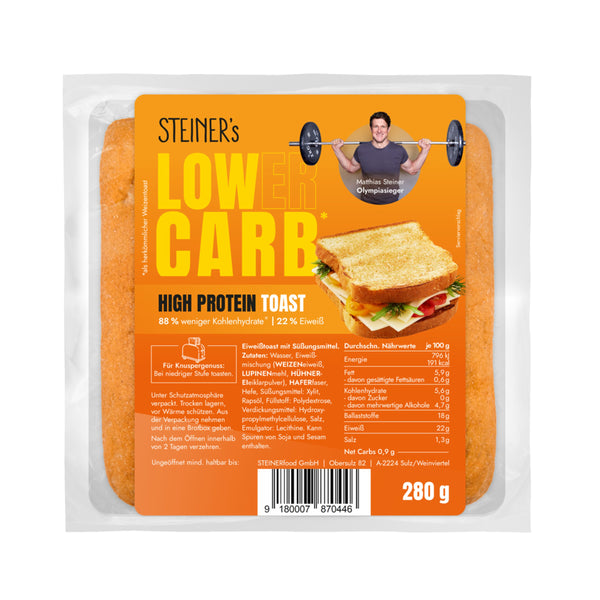 1 Packung STEINER´s High Protein Toast