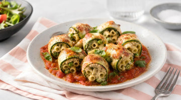 Low Carb Zucchini-Rigatoniröllchen | Rezept