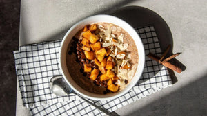 Low Carb Bratapfel-Porridge | Rezept
