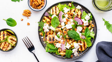 Gegrillte Zucchini & Feta-Salat à la Low Carb