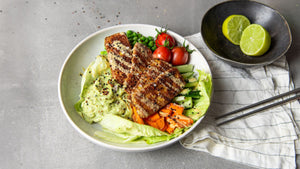 Low Carb Bowl mit Tofu