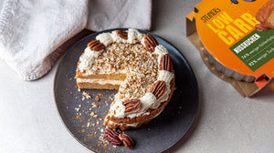 STEINER' Low Carb Nusskuchen mit Sahne und Pecannüssen - ein Low Carb Tortentraum!