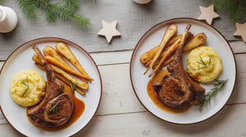 Low Carb Lammkarree mit Püree und Pastinaken | Rezept