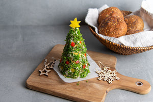 Cremiger Frischkäse-Weihnachtsbaum