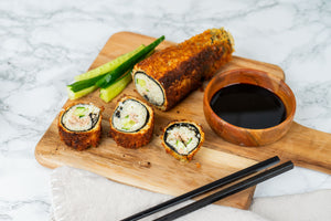 Frittiertes Low Carb Sushi