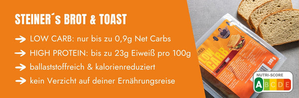 Low Carb Protein Brot und Toast