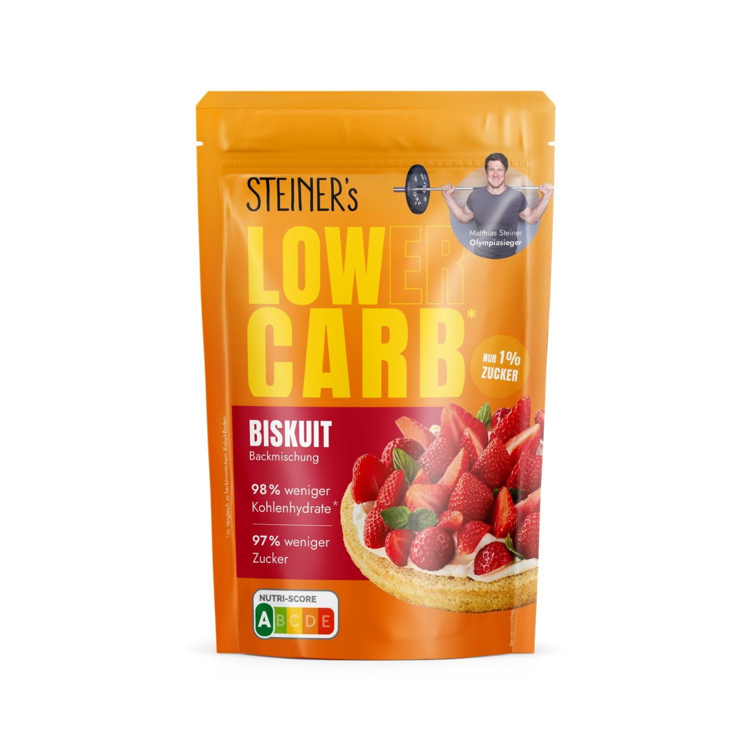 STEINER´s Low Carb Biskuit Backmischung