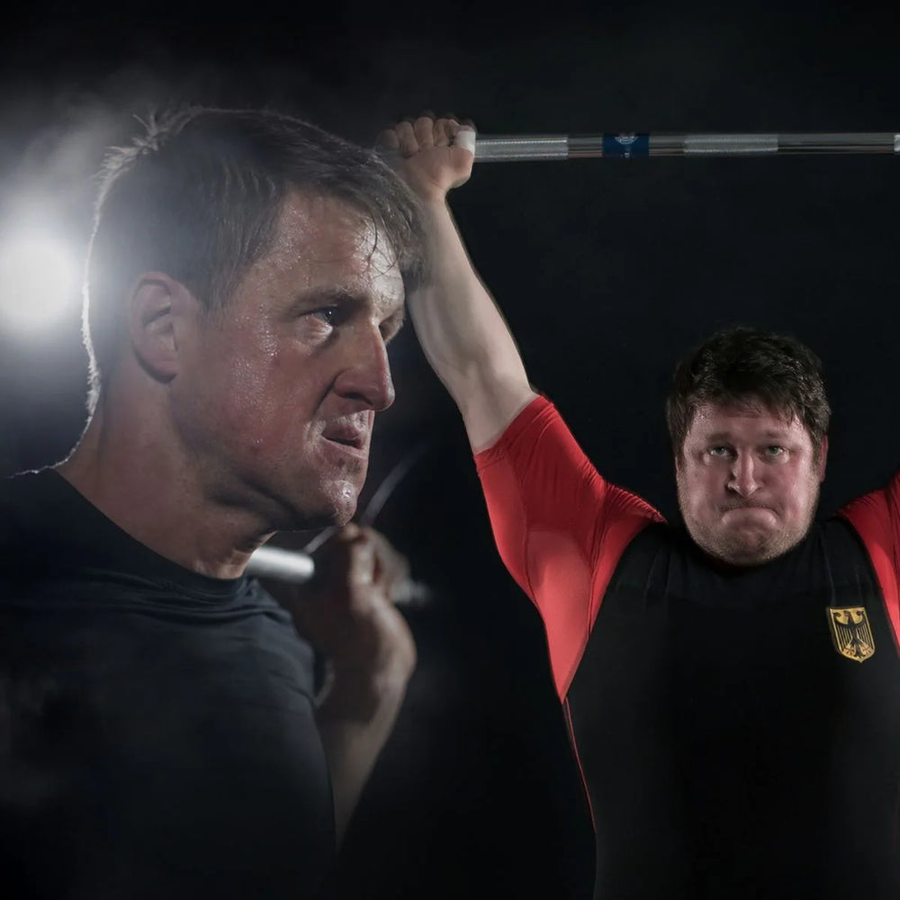 Matthias Steiner hete und damals beim Gewichtheben.