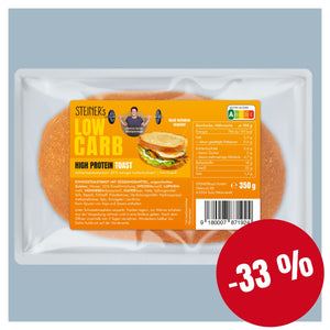 STEINER´s Low Carb High Protein Toast als Laib im Angebot mit -33%.