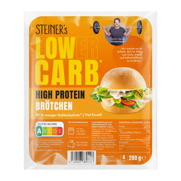 STEINER´s Low Carb High Protein Brötchen