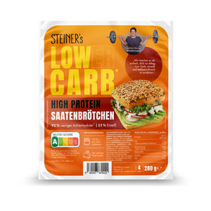 Low Carb High Protein Saatenbrötchen